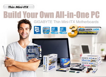 Gigabyte H77TN B75TN and focus on end users and assemblers monoblocks